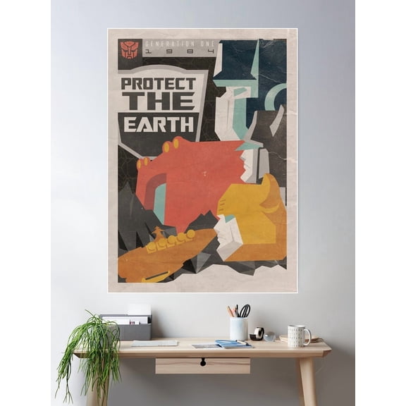 Protect Poster Wall Art, Modern Wall Decor For Living Room Bedroom, 8x12 UNFRAMED