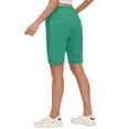thumbnail image 3 of Little Donkey Andy Women's Lightweight Breathable Hiking Shorts, Quick-Dry Golf Shorts with Zipper Pockets, Air-Holes Tech Holly Green Heather M, 3 of 7
