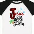 thumbnail image 4 of Inktastic Jesus is the Reason for the Season Pinecone and Snowflakes Boys or Girls Toddler T-Shirt, 4 of 5