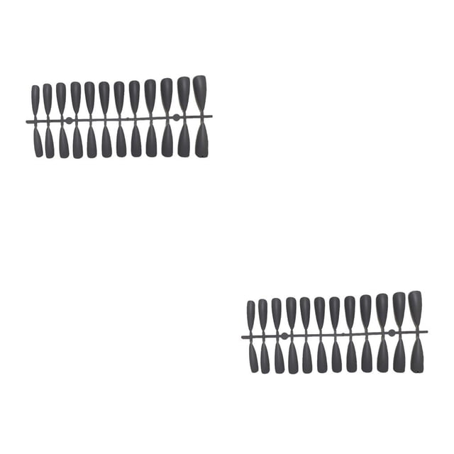 Vogacara Tabletas para mejorar las uñas, textura esmerilada impermeable, uña falsa, apariencia resistente a los arañazos, puntas de manicura, JM-07Gary JM-07 Gary 2piezas Vogacara CBP456158