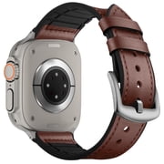 Apple Watch Ultra 2 Leather Band - Dark Brown 49mm Compatible with Apple Watch Ultra 2 / Ultra 1 Bracelet