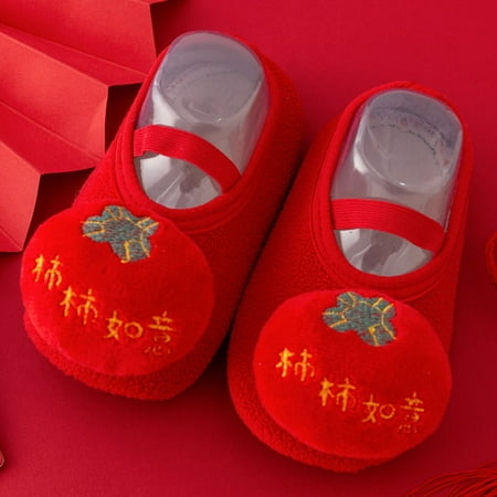 

Cathalem Girls Size 10 Shoes Autumn And Winter Children Toddlers Boys And Girls Floor Sports Non Slip Warm Shoes for Boys Size 3 A 6 Months