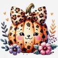 thumbnail image 3 of CafePress - Halloween Pumpkin Leopard Print Kids Baseball T Shirt - Kids Cotton Baseball Jersey, 3/4 Sleeve Shirt, 3 of 4