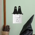 thumbnail image 1 of Halloween Black Ghost Switch Sticker - Wall Decal For Bedroom & Entryway, No Power Needed, Easy Install, 1 of 5