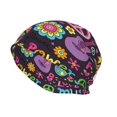 thumbnail image 3 of Kll Peace Love And Dove Flower Power Winter Fall Beanie Knit Hats For Men & Women - Warm & Soft Stylish Toboggan Caps For Cold Weather, 3 of 9