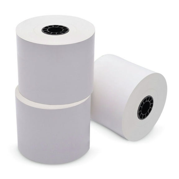3.15 in. x 270 ft. Sticky Media - White (12 Rolls/Carton)