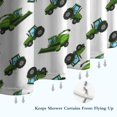thumbnail image 6 of Cartoon Tractors Harvesters White Pattern Shower Curtain 72"x72" ,Bathroom Decorative Shower Curtains Set with 12 Hooks,Modern Waterproof Washable Shower Curtain, 6 of 6