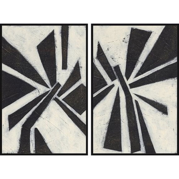 Marmont Hill Inc Pinwheel Diptych - Multi-color