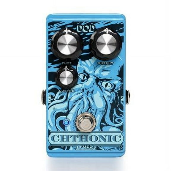 Digitech DOD-CHTHONIC-U Fuzz Pedal with 2N2222 Transistor Clipping