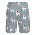 thumbnail image 6 of Naloa Cartoon Poodle Dog Men's Beach Shorts, Surfing shorts, Swim trunks, Quick Dry Swim Trunks for Surfing Beach Fun - Medium, 6 of 9