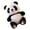 A, variant on Short Furs Koala Panda Plush Doll Desk Decoration Safe Soft Stuffing Toy Collectible Ornament For Bedrooms