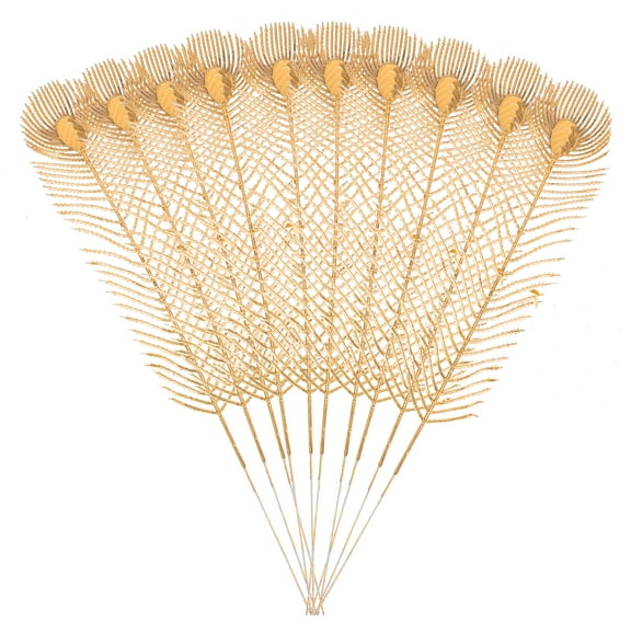 10 Pcs Bucket Flower Arrangement Accessories Dessert Ornament Cupcake Decoration Gold Edging Wedding Floral Trim