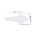 thumbnail image 2 of Uxcell 8" x 4" Arrow Sticker, Removable Self Adhesive Arrow Sign, White 10Pack, 2 of 6
