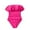 Hot Pink, variant on Xfvqtps Women One Piece Swimsuit Tube Swimwear Ruffle Sleeveless Solid Color Tummy Control Slimming Bandeau Swimsuit for Beach Hot Pink