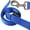 Blue, variant on Dog Leash Strong and Durable 4 FT Leash with Easy to Use Collar Hook,3/4 Inch Wide for Small Dogs and Puppy Rainbow