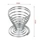 thumbnail image 2 of 6 x Egg Cups Brushed Steel Wire Spiral Spring, 2 of 5