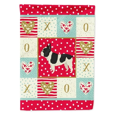 Carolines Treasures CK5929CHF French Bulldog Love Flag Canvas House Size Large multicolor