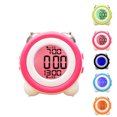 thumbnail image 4 of Seitruly Simple estéreo LED reloj silencioso electrónico ruidoso doble timbre Digital pequeño reloj Electrónica verde claro, 4 of 8