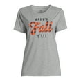 thumbnail image 5 of PositiviTees Women's Fall Graphic T-Shirt, Seasonal Short Sleeve Tee Fall Y'all, Sizes S-3XL, 5 of 5