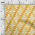 thumbnail image 1 of oneOone Cotton Poplin Yellow Fabric Argyle Geometric Sewing Fabric By The Yard Printed Diy Clothing Sewing Supplies 56 Inch Wide, 1 of 4