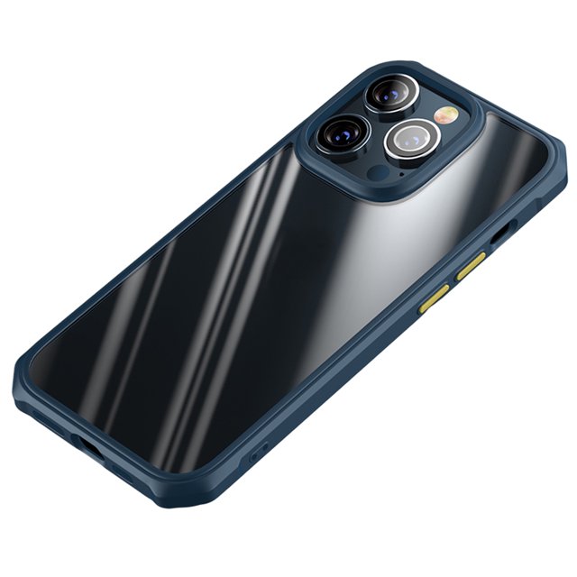 HEVIRGO Mobile Phone Case Transparent Drop-proof Wear-resistant Anti-slip Anti-scratch Full Protection Clear Phone Back Cover Full Body Protector for iPhone 14/14 Pro/14 Max/14 Pro Max