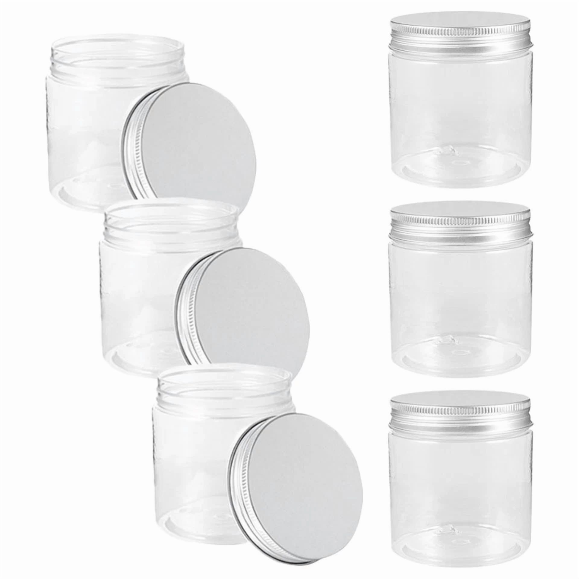 6 Pcs Jars Mini Plastic Bottle Baby With Lids Bulk Small Food Storage