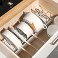 thumbnail image 2 of 1pc Adjustable Multi-purpose Pot Organizer Rack for Cabinet - Expandable Pots and Pans Organizer for Kitchen - Home Kitchen Accessories, 2 of 4