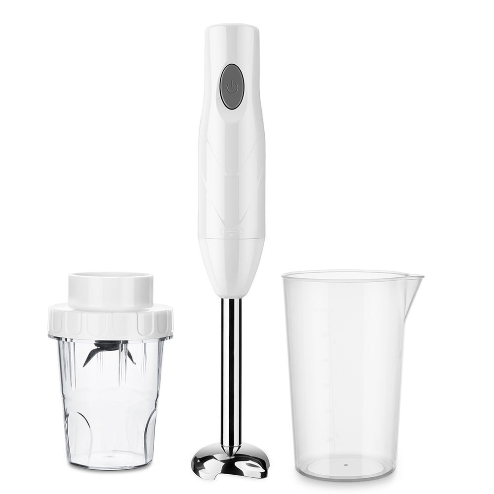 Immersion Hand Blender 3in1 Stick Blender with 600ml Mixing Beaker