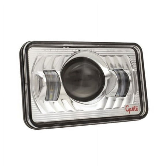 Grote 4x6" LED Sealed Beam Replacement Headlight, High Beam Fits select: 1981-1986 CHEVROLET C10, 1987 CHEVROLET R10