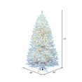 thumbnail image 3 of Vickerman 5.5' Sparkle White Spruce Artificial Christmas Tree, Warm White LED Lights, 3 of 5