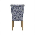 thumbnail image 6 of HomePop Classic Parsons Dining Chair, Set of 2, Light Blue Foral Print, 6 of 10