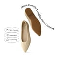 thumbnail image 4 of BURUDANI Women's Pointed-Toe Knit Flats – Sleek & Comfortable, 4 of 6