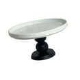 thumbnail image 5 of yotijay Cake Stand Ceramic Plate Snack Candy Platter for Celebration Reception Event Black, 5 of 9