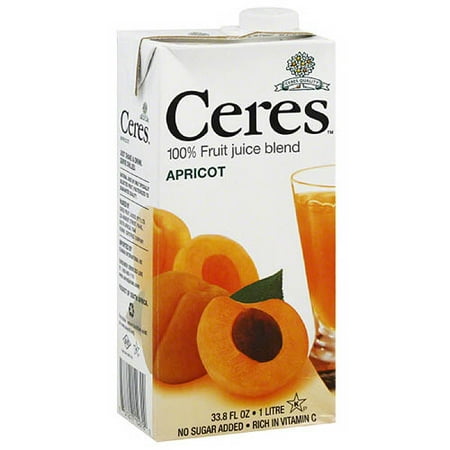 Ceres Apricot, 33.8 Fl Oz, (pack Of 12)