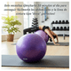 thumbnail image 3 of Yoga Equilibrio Entrenamiento Pilates Yoga Pelotas  Bloosom  75cm Morado, 3 of 4