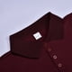 thumbnail image 4 of Gibobby Playera Tipo Polo Hombre Polo de piqué de Manga Corta Camisa de Polo para Hombre(Vino,XG), 4 of 5