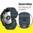 thumbnail image 5 of AIYOCK Compatible with Garmin Fenix 6/7/6 Pro/7 Pro/5/5 Plus Band, 22mm Silicone Replacement Watch Band for Forerunner 935 for Men Women, 5 of 6