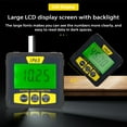 thumbnail image 4 of Yeacher Waterproof Magnetic Digital Level and Angle Finder Versatile Dustproof Mini Inclinometer LCD Display with Backlight Bevel Gauge IP65 Dustproof Waterproof, 4 of 8