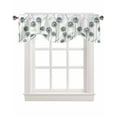 thumbnail image 7 of Tie Up Valance Curtain for Kitchen, Vintage Dandelion Flower on White Rod Pocket Short Curtains Adjustable Tie-Up Shade Valances, Watercolor Plant Window Treatment for Bathroom Living Room Bedroom, 7 of 7