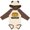 Natural & Brown w Ears, variant on Inktastic Tacocat Cindo De Mayo Boys or Girls Long Sleeve Baby Bodysuit