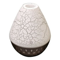 Hxlamzoo New USB 7-Color LED Wood Grain Ultrasonic Humidifier with Aromatherapy, 200ml Quiet Operation for Home & Office