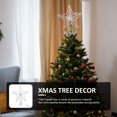 thumbnail image 2 of Christmas Tree Topper Beads Chain Hollow Five-pointed Star Treetop Star No Battery, 2 of 9