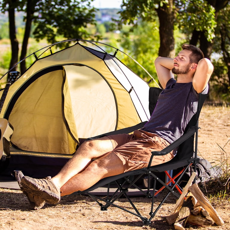 Pack Camping Chair Reclining, Lightweight Folding Camping Chair