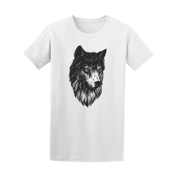 Simple Wolf Head Tee Men's -Image by Shutterstock