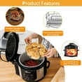 thumbnail image 4 of GWY Air Fryer Rack for Ninja Foodi FD401 / OS401 8QT Pressure Cooker, Stainless Steel Baking Rack Accessories, Dishwasher Safe, 4 of 7