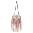 thumbnail image 7 of CAIXIA Antitheft Crossbody Bags For Women Boho Soft Studded Fringe Crossbody Phone Messenger Purse, Casual Daily Shoulder Sling Bag, 7 of 7