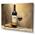 thumbnail image 2 of Designart "Bordeaux Symphony Of Balance I" Wine Canvas Art Print, 2 of 7