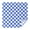 Blue and White, variant on Blue and White Checkered Pattern Square Tablecloth,Waterproof Square Table Cover,Wipeable Spillproof Washable Table Cover for Home Kitchen Party Decor 42"X42"(107x107cm)