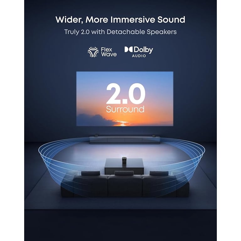 Soundcore Nebula P1 Portable Projector with Detachable Speakers