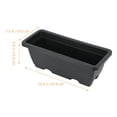thumbnail image 2 of WRITWAA Rectangular Vegetable Flower Planters Drainage 2 Plastic Plant Boxes For Patio/Garden, 2 of 7